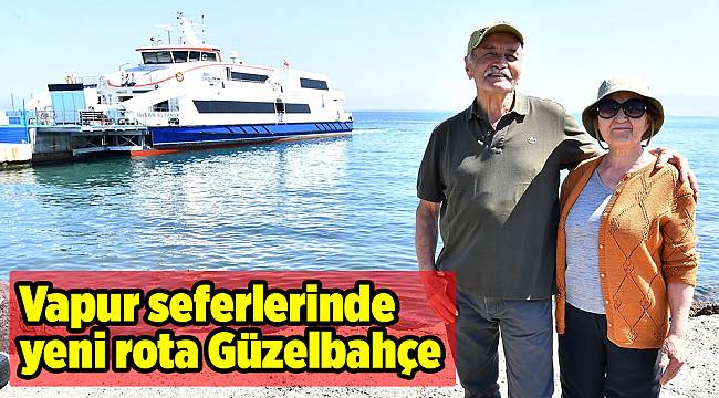 Vapur seferlerinde yeni rota Güzelbahçe