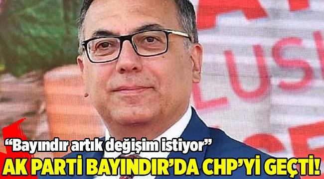 AK Parti  Bayındır&#039;da CHP&#039;yi geçti
