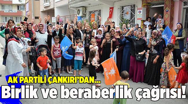 AK Parti İzmir adayı Çankırı, kadınlarla buluştu