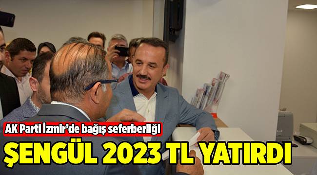AK Parti İzmir'de bağış seferberliği