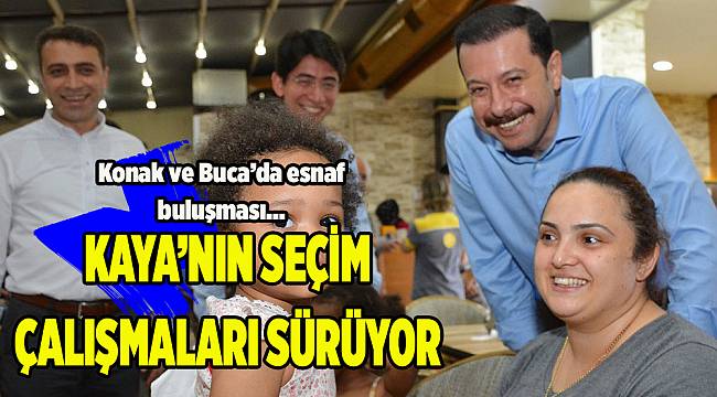 AK Parti'li Kaya'dan seçim çalışmaları