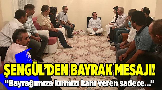 AK Partili Şengül ilçe ziyaretlerini sürdürüyor