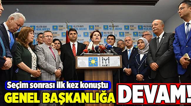 Akşener:İYİ Parti, merkez parti eksikliğini gidermiştir