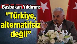  Başbakan Yıldırım: "Türkiye, alternatifsiz değil" 