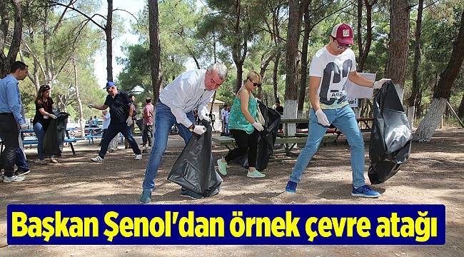 Başkan Şenol'dan örnek çevre atağı