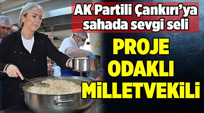 Çankırı'ya sahada sevgi seli