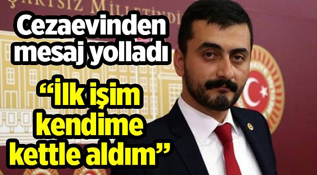 Cezaevinden mesaj yolladı