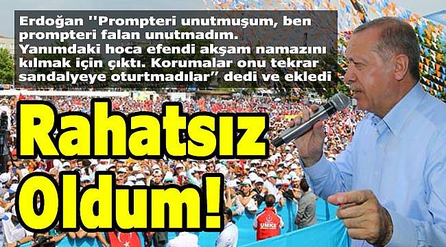 Cumhurbaşkanı Erdoğan prompter iddiasını yanıtladı!