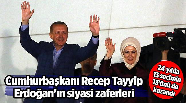 Cumhurbaşkanı Recep Tayyip Erdoğan'ın siyasi zaferleri