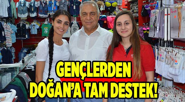 Gençlerden Bilal Doğan'a tam destek