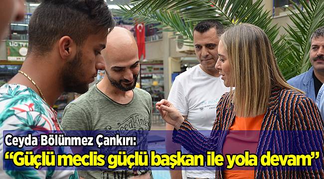 Güçlü meclis güçlü başkan ile yola devam
