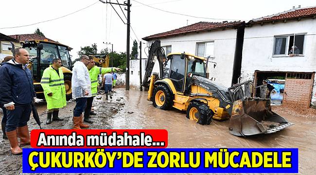 İzmir'de afete anında müdahale edildi