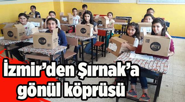 İzmir ile Şırnak arasında  gönül köprüsü kurdular