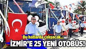 İzmir'in yeni otobüsleri yollara hazır