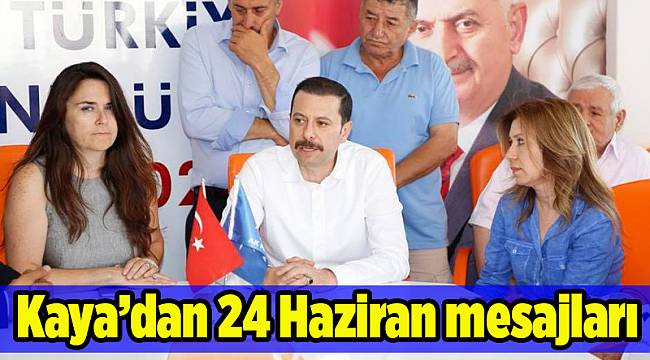 Kaya'dan bir günde 5 ilçe programı
