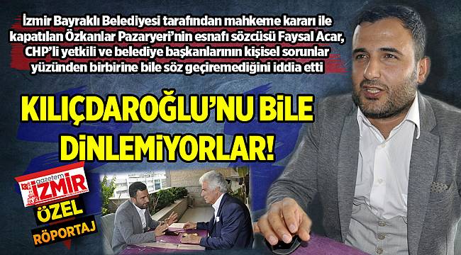 "KILIÇDAROĞLU'NU BİLE DİNLEMİYORLAR!"