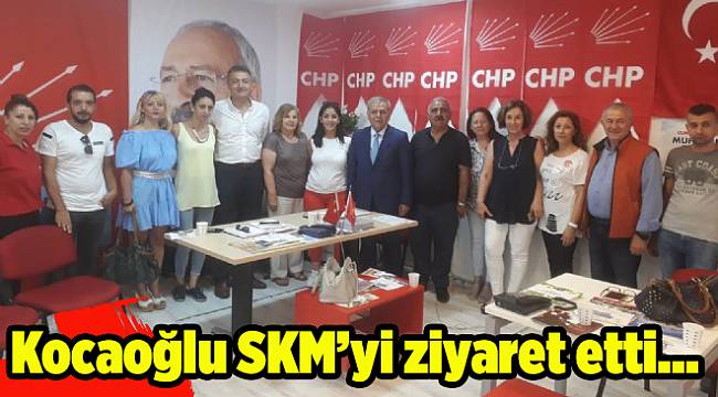 Kocaoğlu SKM’yi ziyaret etti, Yüksel konuştu: Başkanın işi bitmiş, gitme vakti!