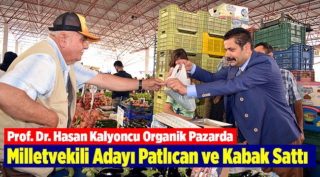 Milletvekili Adayı Patlıcan ve Kabak Sattı