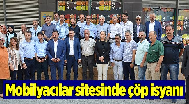 Mobilyacılar sitesinde çöp isyanı