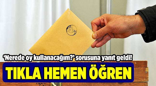 ‘Nerede oy kullanacağım?’ sorusuna yanıt geldi! İşte YSK seçmen sorgulama sistemi…