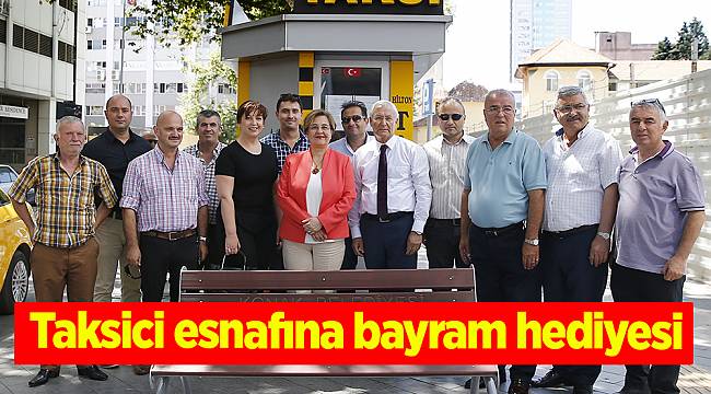 Taksici esnafına bayram hediyesi