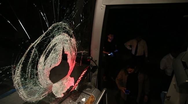 Yolcu otobüsünde panik