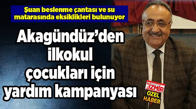 Akagündüz'den ilkokul çocuklarına yardım kampanyası