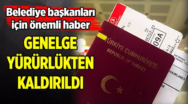 Belediye başkanları için önemli haber