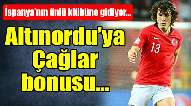 Çağlar'dan Altınordu'ya bonus kazancı