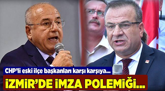 CHP'li eski ilçe başkanları arasında imza polemiği