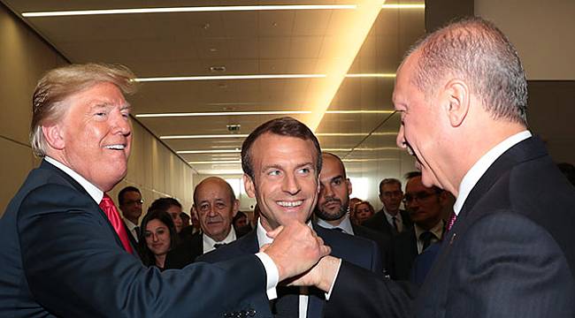 Cumhurbaşkanı Erdoğan’dan Macron ve Trump ile samimi sohbet