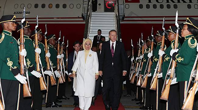 Cumhurbaşkanı Erdoğan Güney Afrika’da
