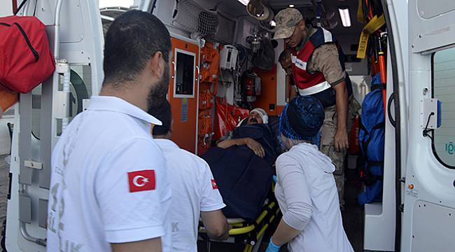 Dede pompalıyla 2 torununu vurdu