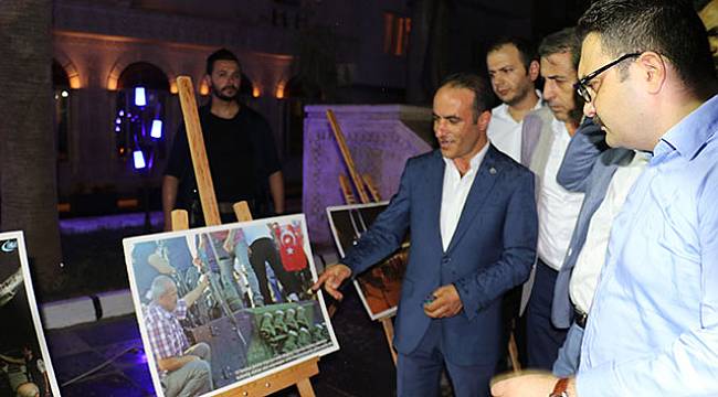 İHA tarafından sınırın sıfır noktasında 15 Temmuz sergisi