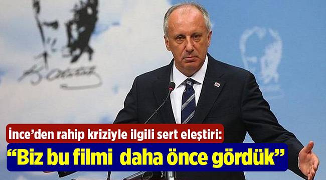İnce’den rahip kriziyle ilgili ilk açıklama!