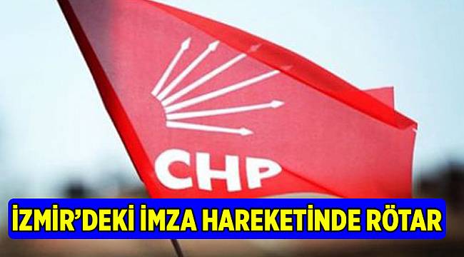 İzmir'deki imza hareketinde rötar