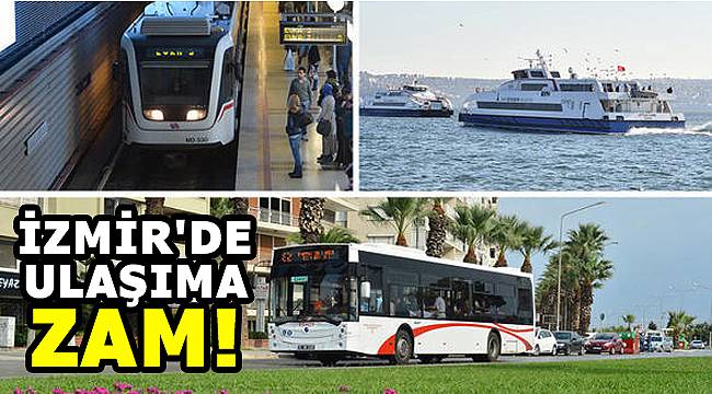 İzmir ulaşımında yeni tarifeler belli oldu
