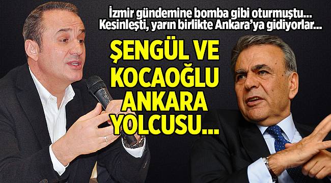 ŞENGÜL VE KOCAOĞLU ANKARA YOLCUSU...