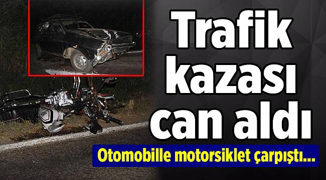 Trafik kazası can aldı