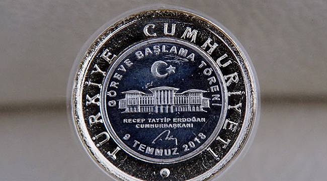 Türkiye'nin yeni sistemi anısına madeni para bastırıldı