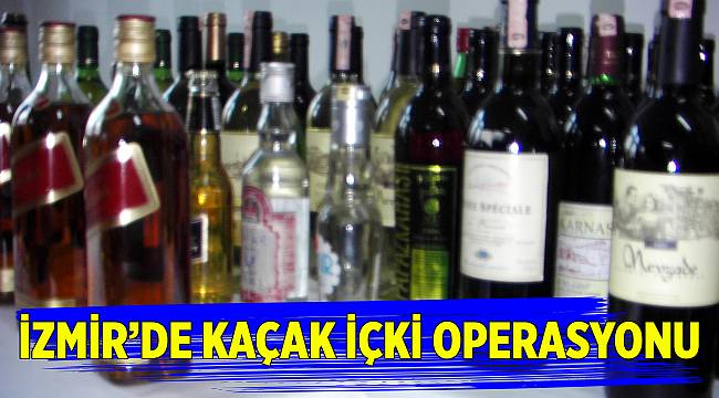 Zabıta ve polisten sahte içki operasyonu