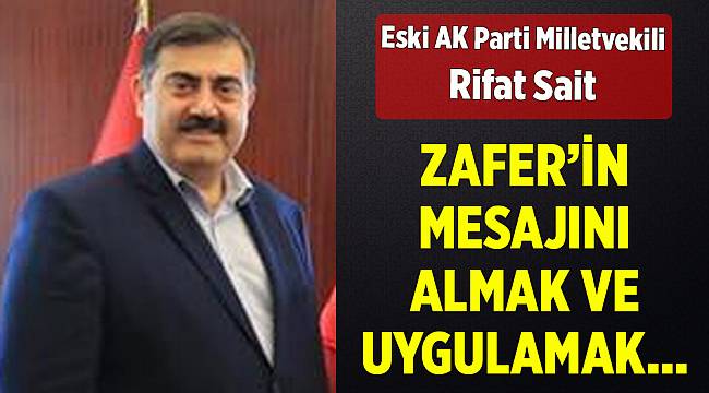 Zafer'in mesajını almak ve uygulamak