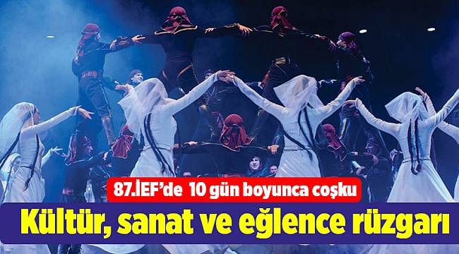 87.İEF'de kültür, sanat ve eğlence rüzgarı