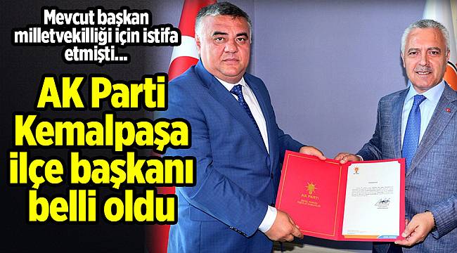 AK Parti Kemalpaşa ilçe başkanı belli oldu