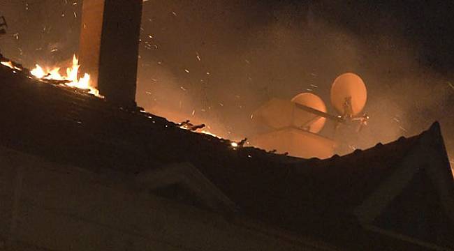 Başkent’te korkutan yangın..