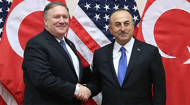 Çavuşoğlu ve ABD Dışişleri Bakanı Mike Pompeo görüştü
