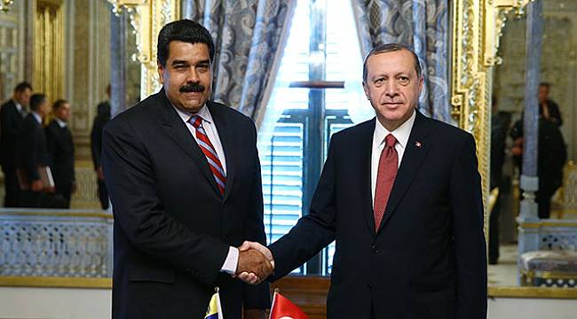 Cumhurbaşkanı Erdoğan Maduro ile görüştü