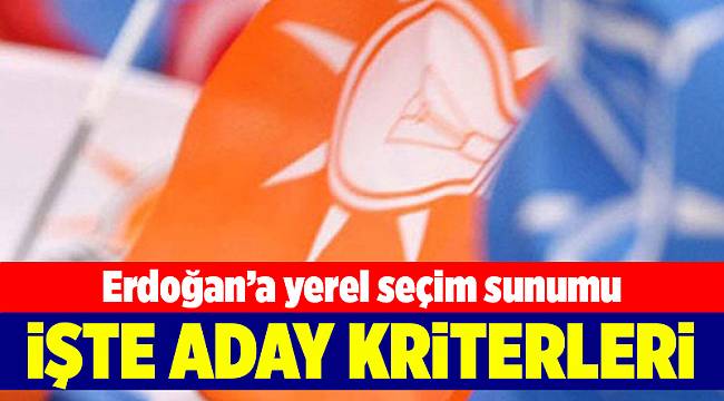 Erdoğan’a yerel seçim sunumu