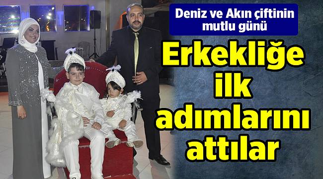 Erkekliğe ilk adımlarını attılar