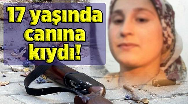 Genç kız tüfekle intihar etti